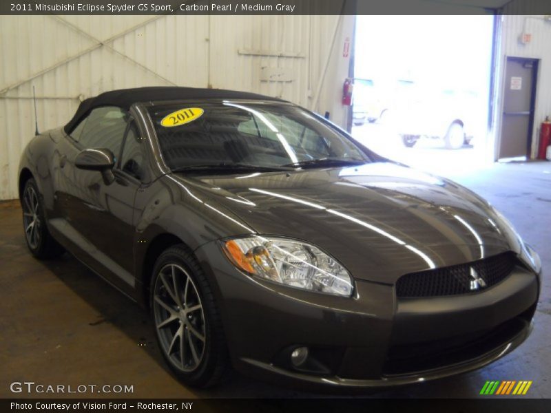 Carbon Pearl / Medium Gray 2011 Mitsubishi Eclipse Spyder GS Sport