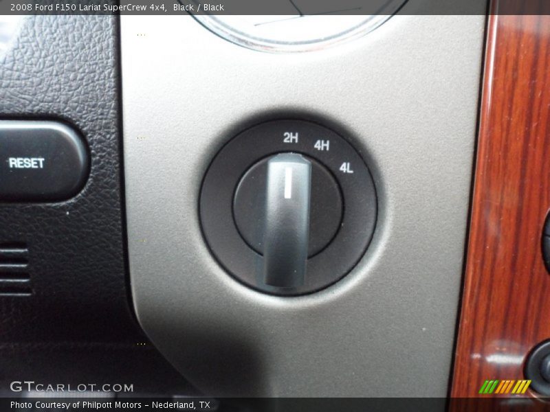 Black / Black 2008 Ford F150 Lariat SuperCrew 4x4