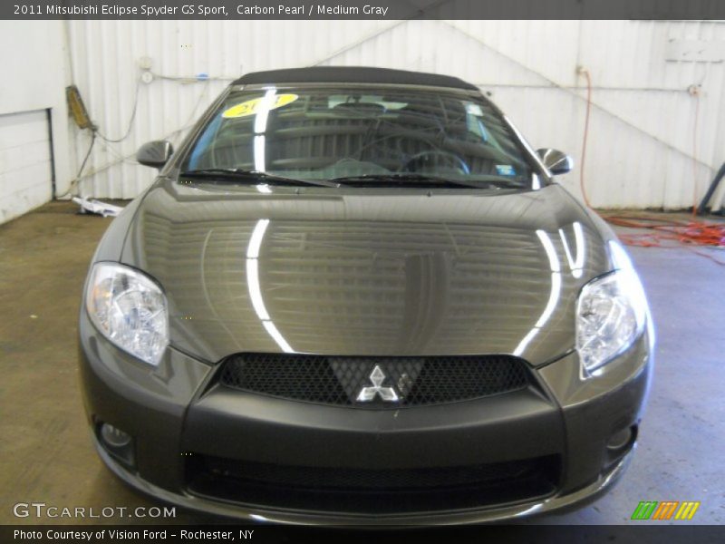 Carbon Pearl / Medium Gray 2011 Mitsubishi Eclipse Spyder GS Sport