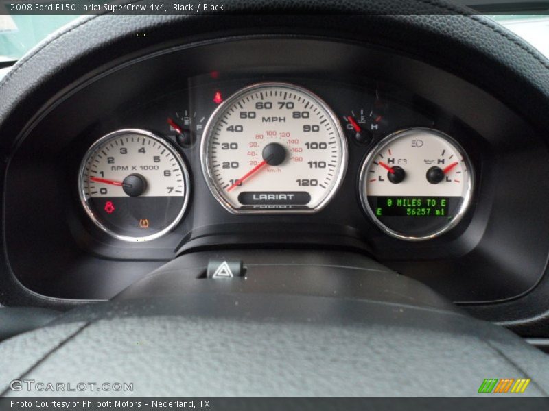  2008 F150 Lariat SuperCrew 4x4 Lariat SuperCrew 4x4 Gauges