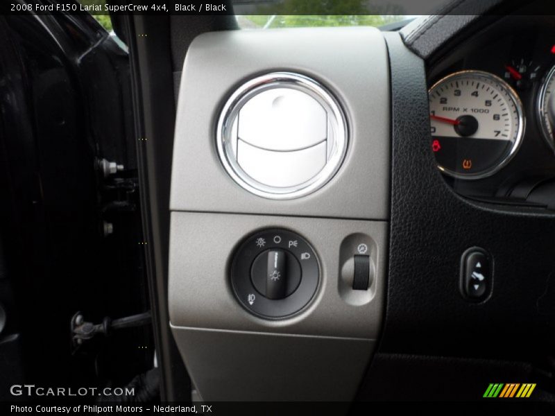 Black / Black 2008 Ford F150 Lariat SuperCrew 4x4