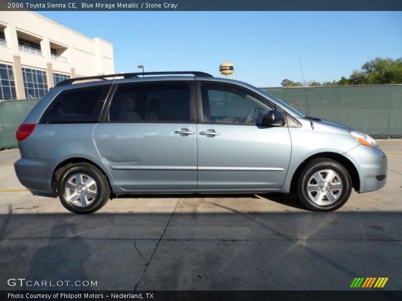 Blue Mirage Metallic / Stone Gray 2006 Toyota Sienna CE