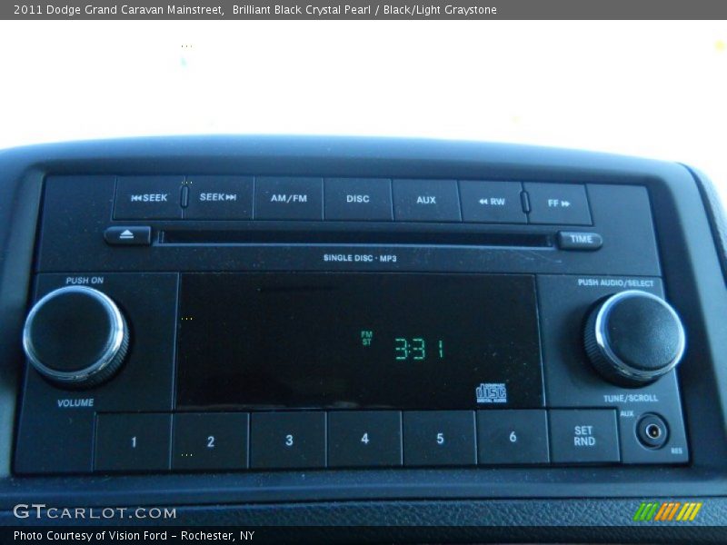 Audio System of 2011 Grand Caravan Mainstreet