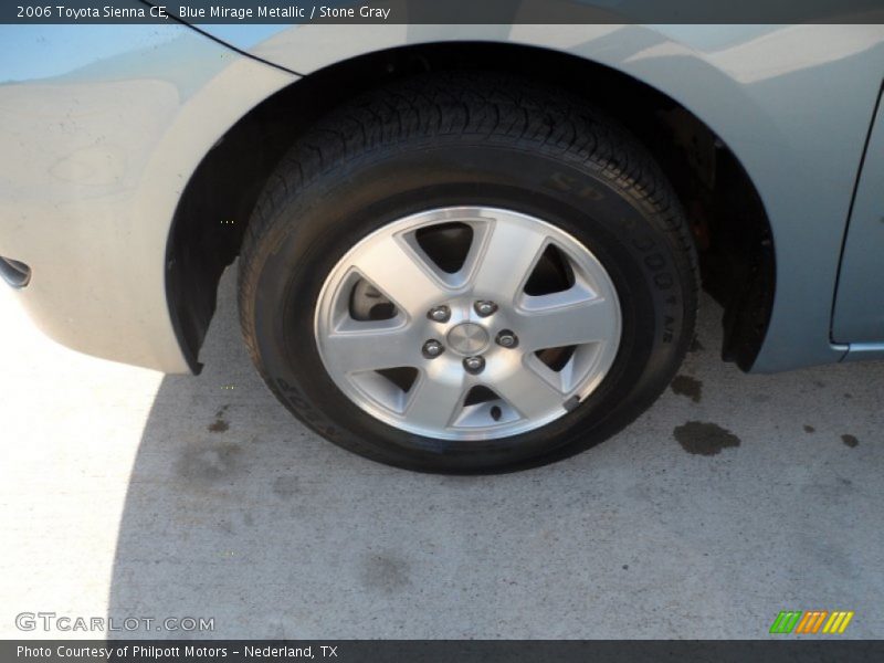 Blue Mirage Metallic / Stone Gray 2006 Toyota Sienna CE