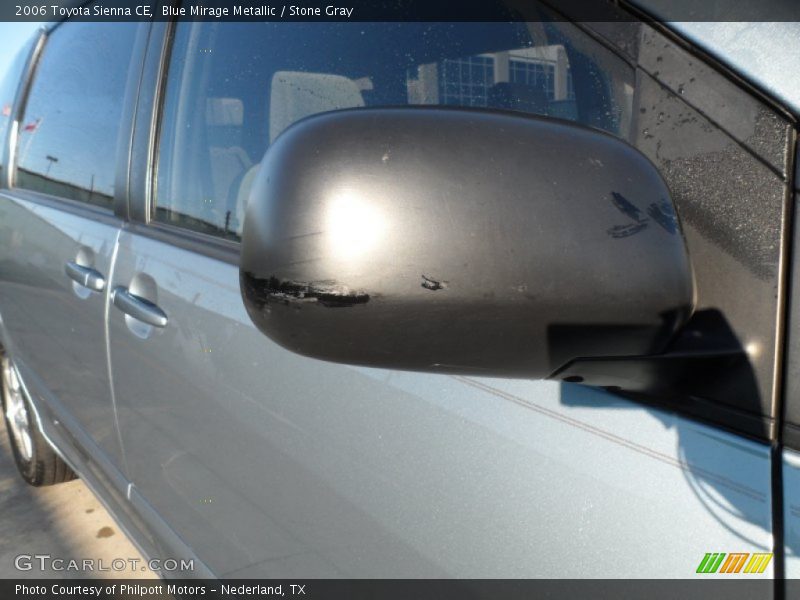 Blue Mirage Metallic / Stone Gray 2006 Toyota Sienna CE