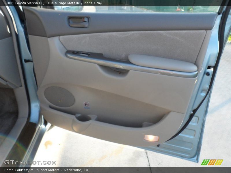 Blue Mirage Metallic / Stone Gray 2006 Toyota Sienna CE