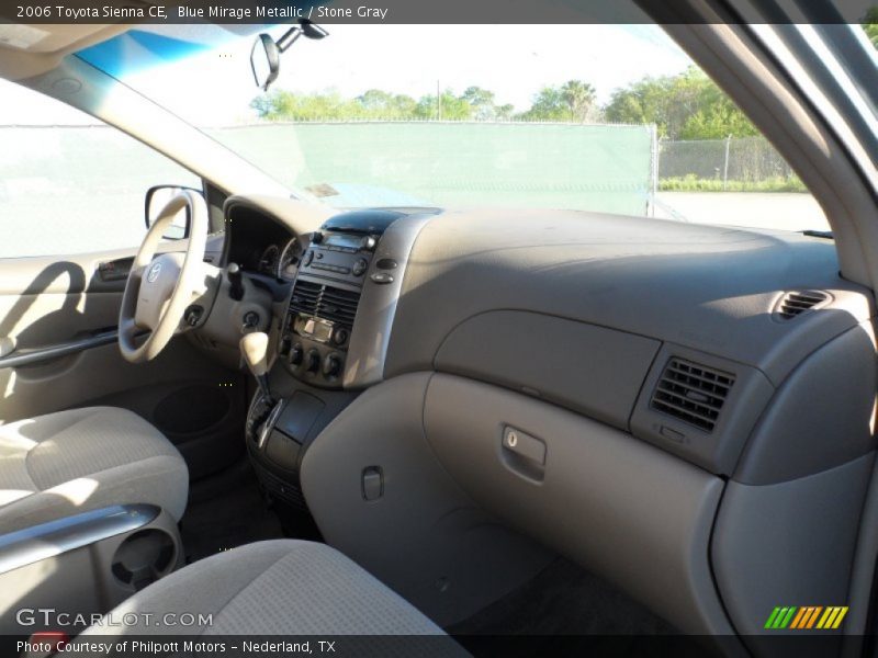 Blue Mirage Metallic / Stone Gray 2006 Toyota Sienna CE