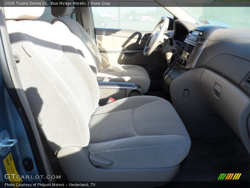 Blue Mirage Metallic / Stone Gray 2006 Toyota Sienna CE