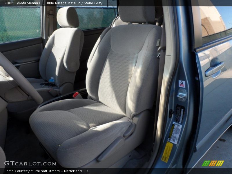 Blue Mirage Metallic / Stone Gray 2006 Toyota Sienna CE