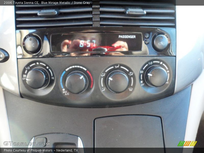 Blue Mirage Metallic / Stone Gray 2006 Toyota Sienna CE