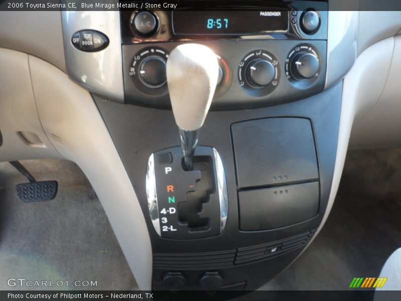 Blue Mirage Metallic / Stone Gray 2006 Toyota Sienna CE