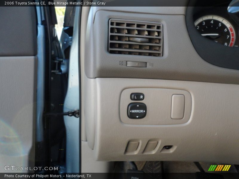 Blue Mirage Metallic / Stone Gray 2006 Toyota Sienna CE