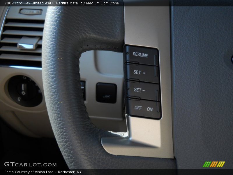 Redfire Metallic / Medium Light Stone 2009 Ford Flex Limited AWD