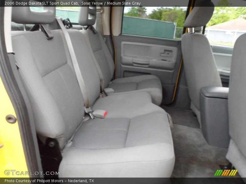 Rear Seat of 2006 Dakota SLT Sport Quad Cab