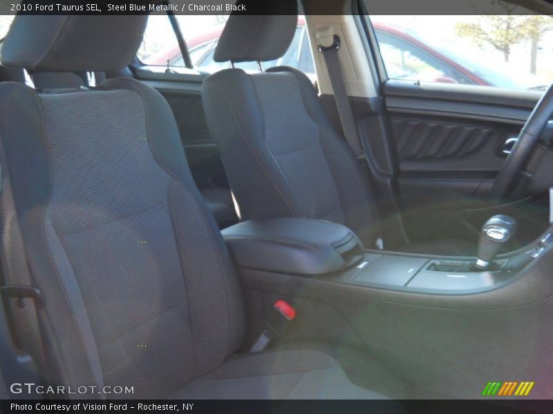 Steel Blue Metallic / Charcoal Black 2010 Ford Taurus SEL