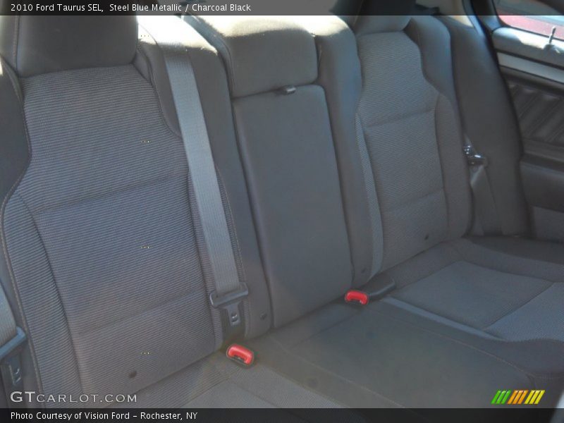 Steel Blue Metallic / Charcoal Black 2010 Ford Taurus SEL