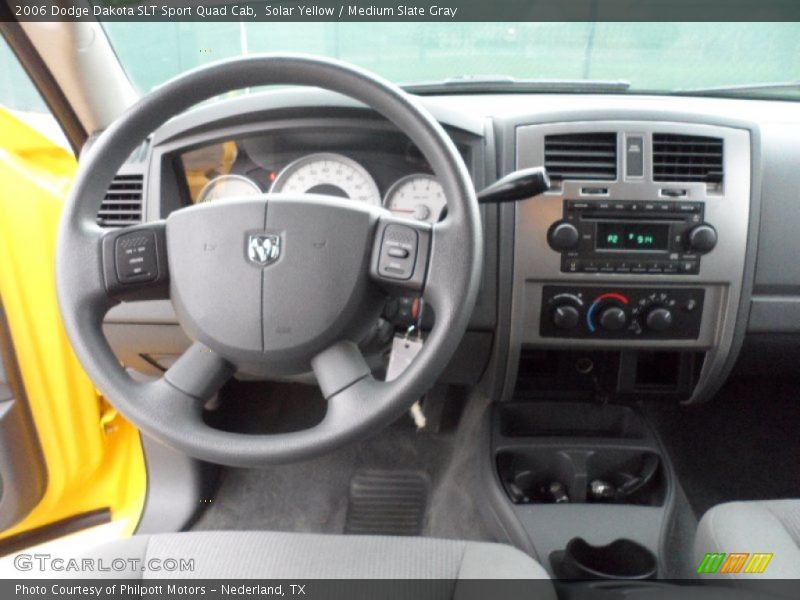 Dashboard of 2006 Dakota SLT Sport Quad Cab