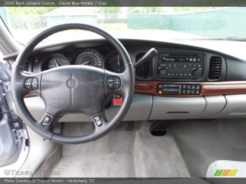Glacier Blue Metallic / Gray 2005 Buick LeSabre Custom