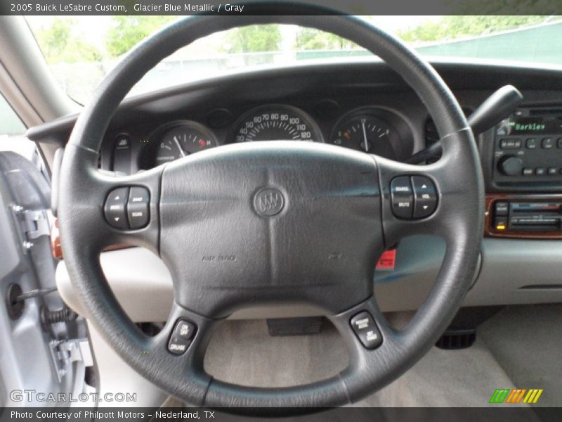 Glacier Blue Metallic / Gray 2005 Buick LeSabre Custom