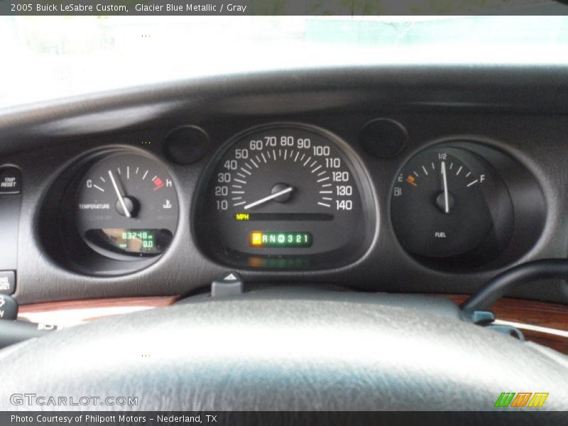 Glacier Blue Metallic / Gray 2005 Buick LeSabre Custom