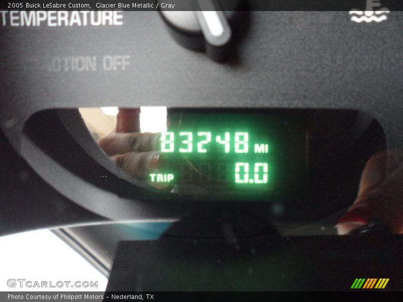 Glacier Blue Metallic / Gray 2005 Buick LeSabre Custom