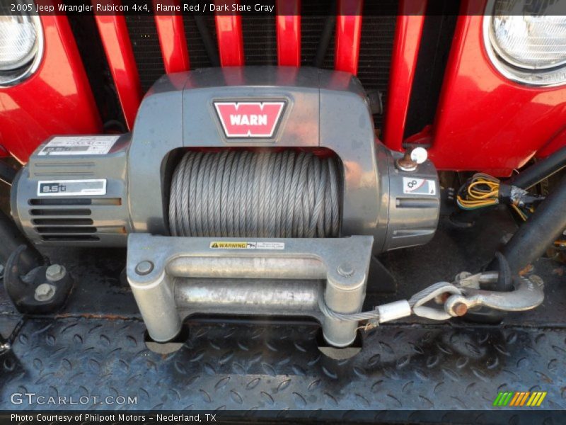 Flame Red / Dark Slate Gray 2005 Jeep Wrangler Rubicon 4x4