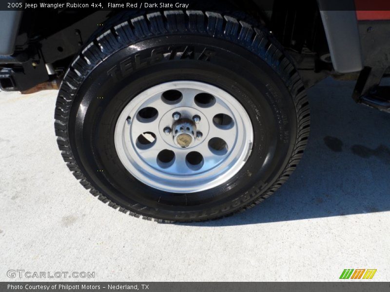 Flame Red / Dark Slate Gray 2005 Jeep Wrangler Rubicon 4x4