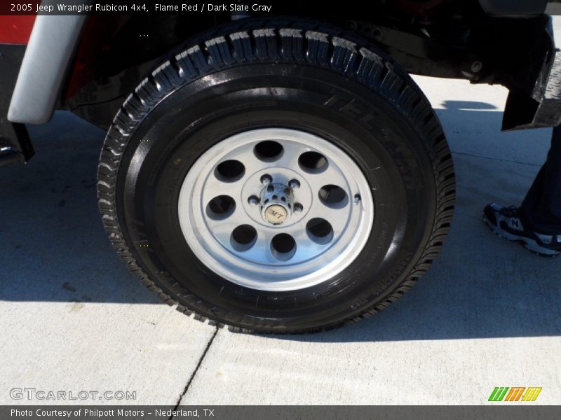 Flame Red / Dark Slate Gray 2005 Jeep Wrangler Rubicon 4x4