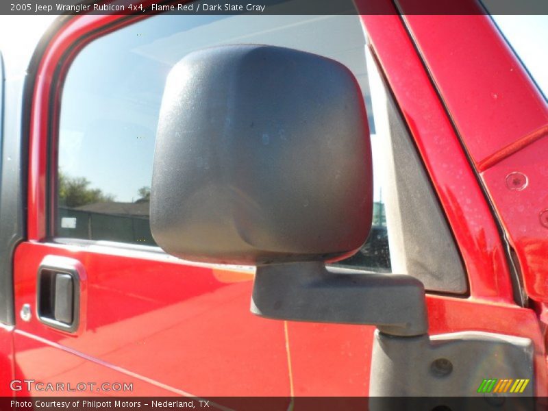 Flame Red / Dark Slate Gray 2005 Jeep Wrangler Rubicon 4x4