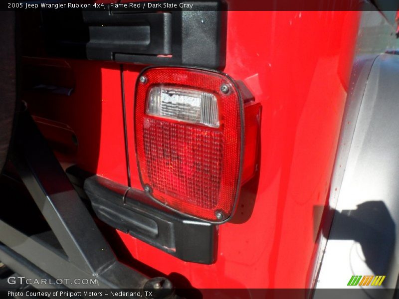 Flame Red / Dark Slate Gray 2005 Jeep Wrangler Rubicon 4x4
