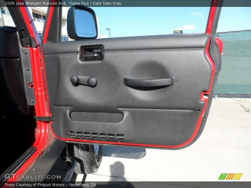 Flame Red / Dark Slate Gray 2005 Jeep Wrangler Rubicon 4x4