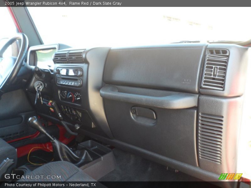 Flame Red / Dark Slate Gray 2005 Jeep Wrangler Rubicon 4x4