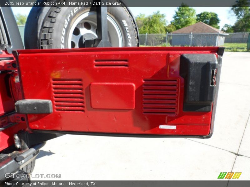 Flame Red / Dark Slate Gray 2005 Jeep Wrangler Rubicon 4x4