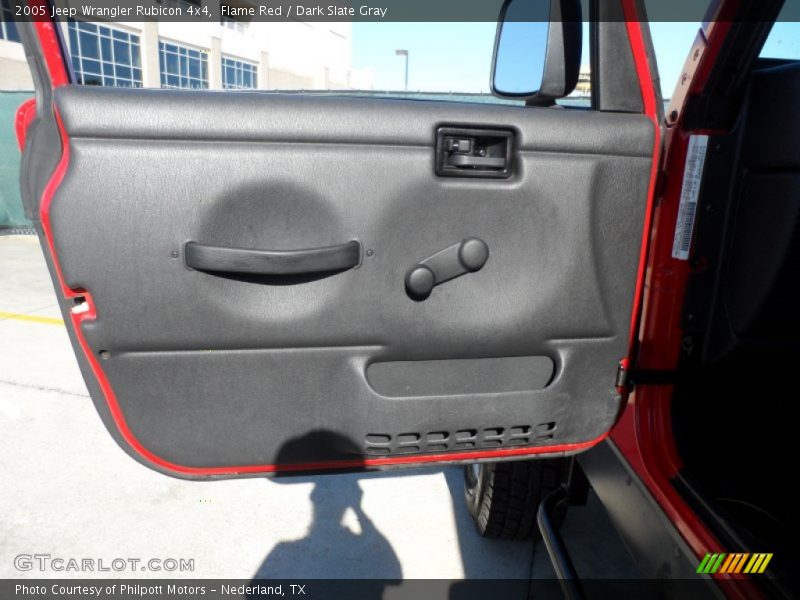 Flame Red / Dark Slate Gray 2005 Jeep Wrangler Rubicon 4x4