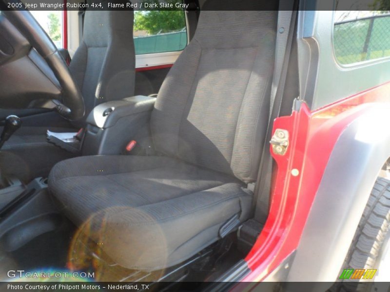 Flame Red / Dark Slate Gray 2005 Jeep Wrangler Rubicon 4x4
