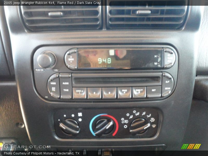 Flame Red / Dark Slate Gray 2005 Jeep Wrangler Rubicon 4x4