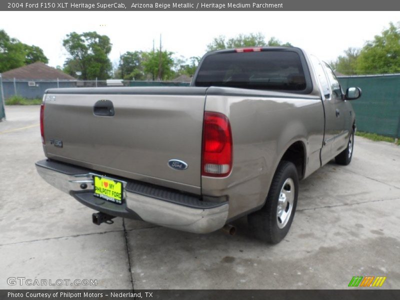 Arizona Beige Metallic / Heritage Medium Parchment 2004 Ford F150 XLT Heritage SuperCab