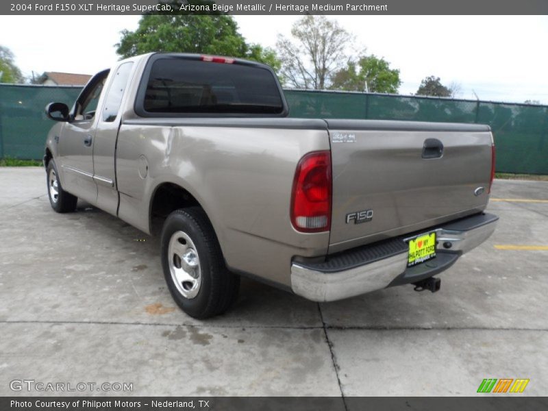 Arizona Beige Metallic / Heritage Medium Parchment 2004 Ford F150 XLT Heritage SuperCab