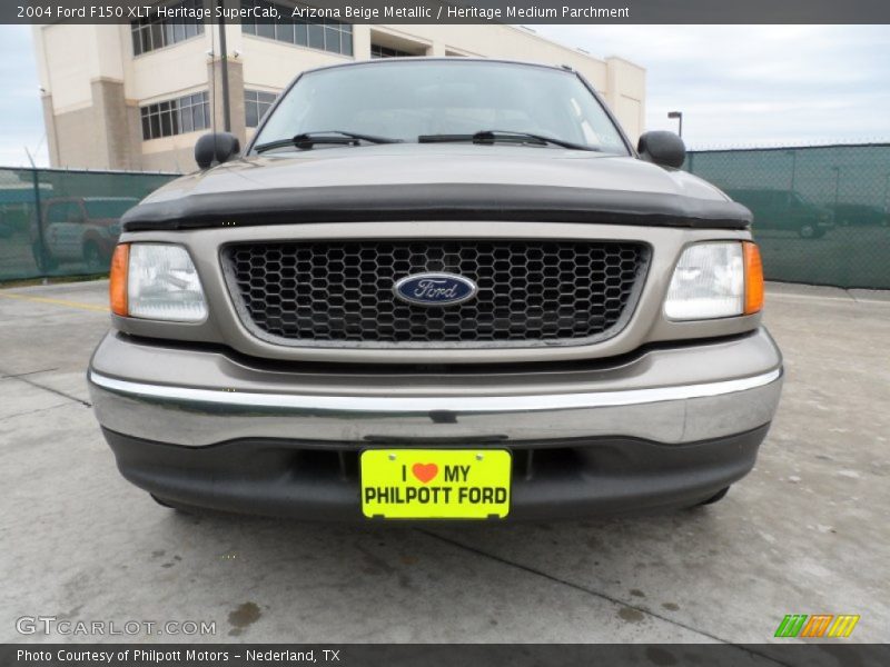 Arizona Beige Metallic / Heritage Medium Parchment 2004 Ford F150 XLT Heritage SuperCab