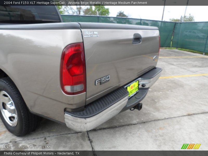 Arizona Beige Metallic / Heritage Medium Parchment 2004 Ford F150 XLT Heritage SuperCab