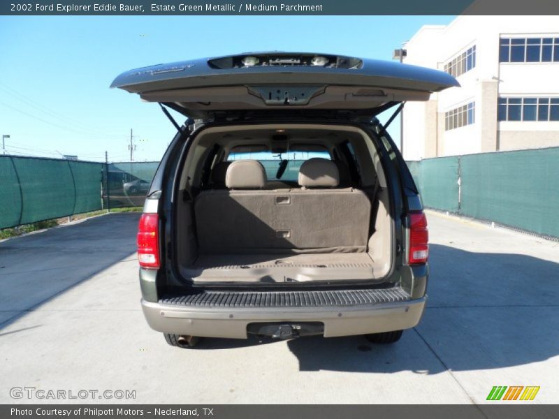 Estate Green Metallic / Medium Parchment 2002 Ford Explorer Eddie Bauer