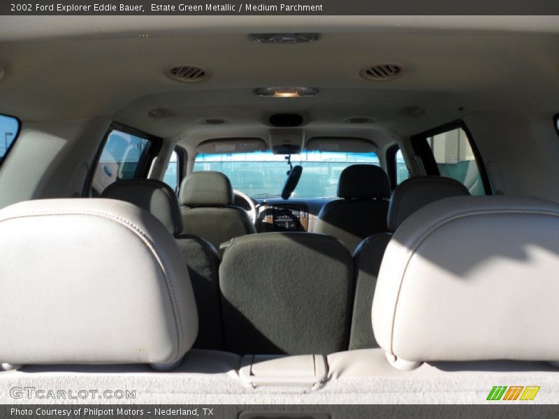 Estate Green Metallic / Medium Parchment 2002 Ford Explorer Eddie Bauer