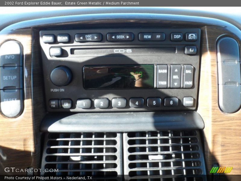 Estate Green Metallic / Medium Parchment 2002 Ford Explorer Eddie Bauer