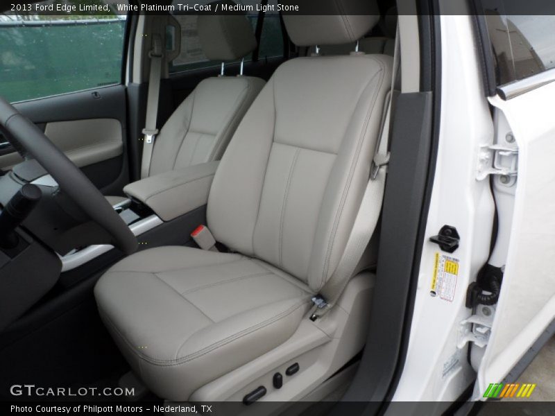 Front Seat of 2013 Edge Limited