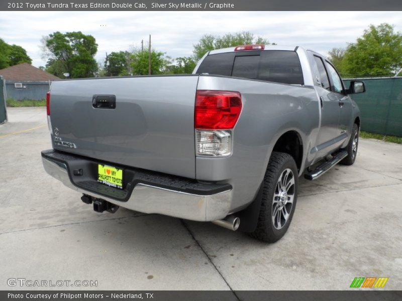 Silver Sky Metallic / Graphite 2012 Toyota Tundra Texas Edition Double Cab