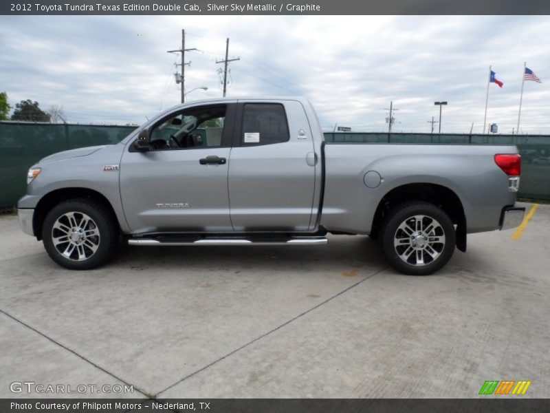 Silver Sky Metallic / Graphite 2012 Toyota Tundra Texas Edition Double Cab
