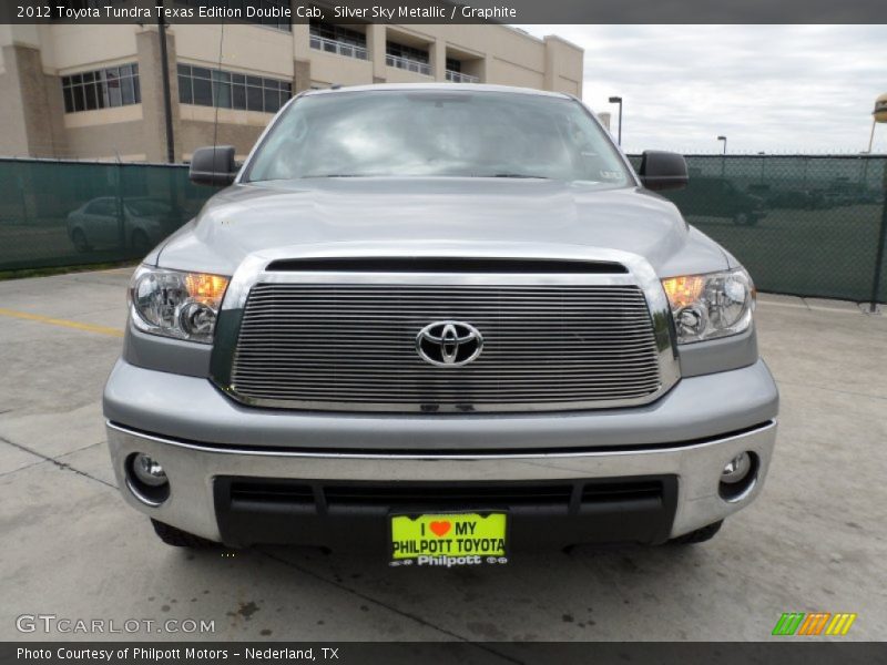 Silver Sky Metallic / Graphite 2012 Toyota Tundra Texas Edition Double Cab