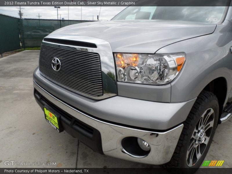 Silver Sky Metallic / Graphite 2012 Toyota Tundra Texas Edition Double Cab