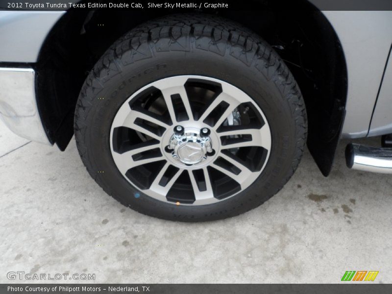 Silver Sky Metallic / Graphite 2012 Toyota Tundra Texas Edition Double Cab