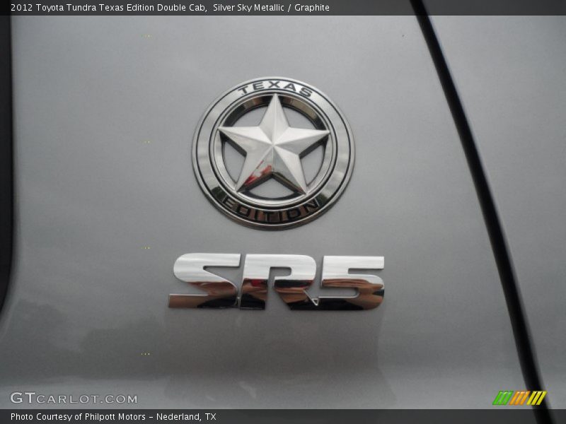 Silver Sky Metallic / Graphite 2012 Toyota Tundra Texas Edition Double Cab